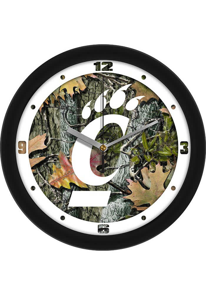 Cincinnati Bearcats 11.5 Camo Wall Clock