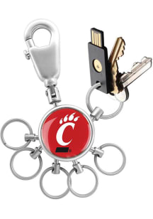 Cincinnati Bearcats 6 Ring Valet Keychain