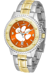 Clemson Tigers Competitor Elite Anochrome Mens Watch