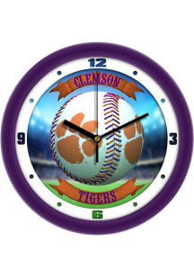 Clemson Tigers 11.5 Home Run Wall Clock