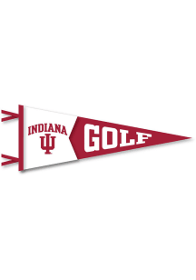 Red Indiana Hoosiers Golf Pennant