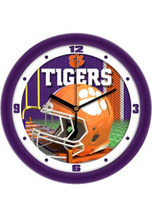 Clemson Tigers 11.5 Football Helmet Wall Clock