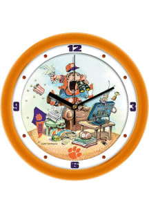 Clemson Tigers 11.5 The Fan Wall Clock