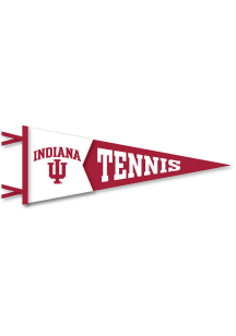 Red Indiana Hoosiers Tennis Pennant
