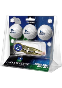 Creighton Bluejays Ball and Gold Crosshairs Divot Tool Golf Gift Set