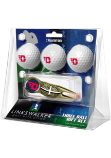 Dayton Flyers Ball and Gold Crosshairs Divot Tool Golf Gift Set