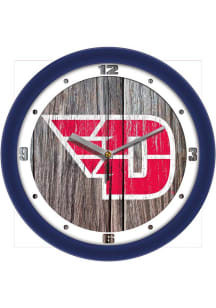 Dayton Flyers 11.5 Weathered Wood Wall Clock