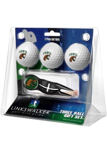 Florida A&amp;M Rattlers Ball and Black Crosshairs Divot Tool Golf Gift Set