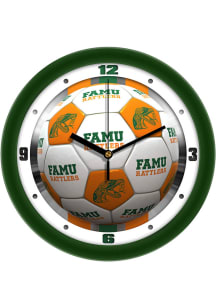 Florida A&amp;M Rattlers 11.5 Soccer Ball Wall Clock