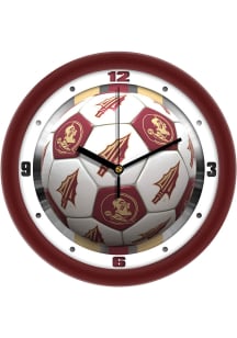 Florida State Seminoles 11.5 Soccer Ball Wall Clock