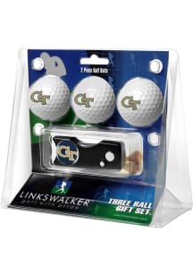 GA Tech Yellow Jackets Ball and Spring Action Divot Tool Golf Gift Set