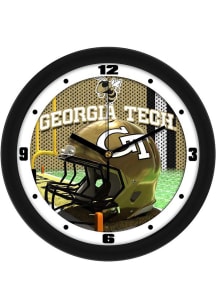 GA Tech Yellow Jackets 11.5 Football Helmet Wall Clock