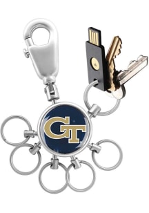GA Tech Yellow Jackets 6 Ring Valet Keychain