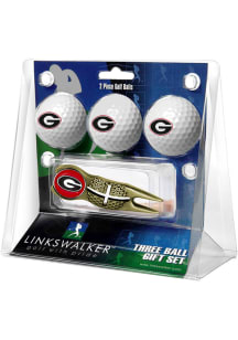 Georgia Bulldogs Ball and Gold Crosshairs Divot Tool Golf Gift Set