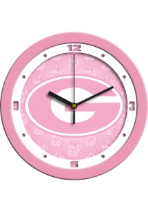 Georgia Bulldogs 11.5 Pink Wall Clock