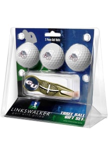 Gonzaga Bulldogs Ball and Gold Crosshairs Divot Tool Golf Gift Set