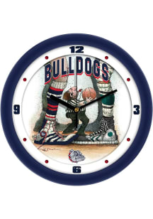 Gonzaga Bulldogs 11.5 Jump Ball Wall Clock