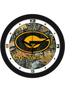 Grambling State Tigers 11.5 Camo Wall Clock