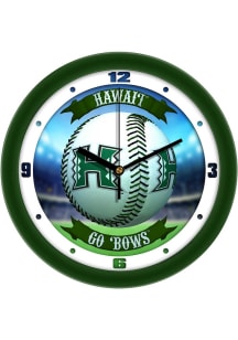 Hawaii Warriors 11.5 Home Run Wall Clock