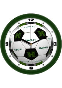 Hawaii Warriors 11.5 Soccer Ball Wall Clock
