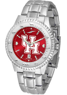 Houston Cougars Competitor Steel Anochrome Mens Watch