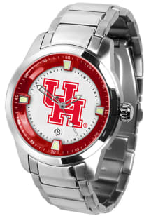 Houston Cougars Titan Stainless Steel Mens Watch