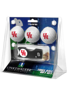 Houston Cougars Ball and Spring Action Divot Tool Golf Gift Set