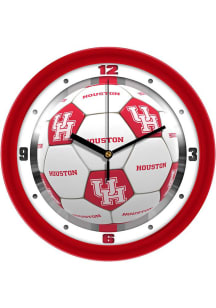Houston Cougars 11.5 Soccer Ball Wall Clock