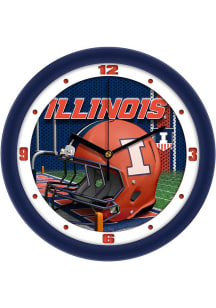 Illinois Fighting Illini 11.5 Football Helmet Wall Clock