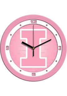 Pink Illinois Fighting Illini 11.5 Pink Wall Clock