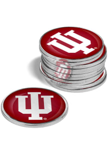 Red Indiana Hoosiers 12 Pack Golf Ball Marker