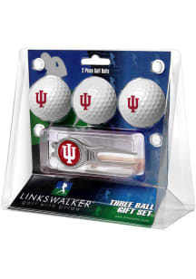 White Indiana Hoosiers Ball and Kool Divot Tool Golf Gift Set