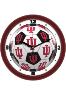 Indiana Hoosiers 11.5 Soccer Ball Wall Clock