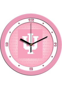 Indiana Hoosiers 11.5 Pink Wall Clock