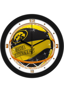 Iowa Hawkeyes 11.5 Slam Dunk Wall Clock