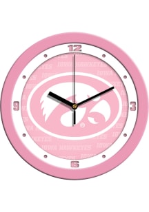 Iowa Hawkeyes 11.5 Pink Wall Clock