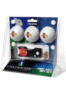 Iowa State Cyclones Ball and Spring Action Divot Tool Golf Gift Set