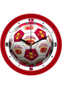 Iowa State Cyclones 11.5 Soccer Ball Wall Clock