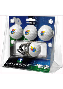 Kansas Jayhawks Ball and CaddiCap Holder Golf Gift Set