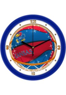 Kansas Jayhawks 11.5 Slam Dunk Wall Clock