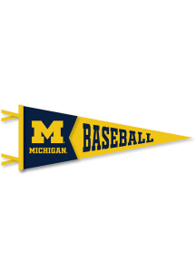 Michigan Wolverines Baseball Pennant