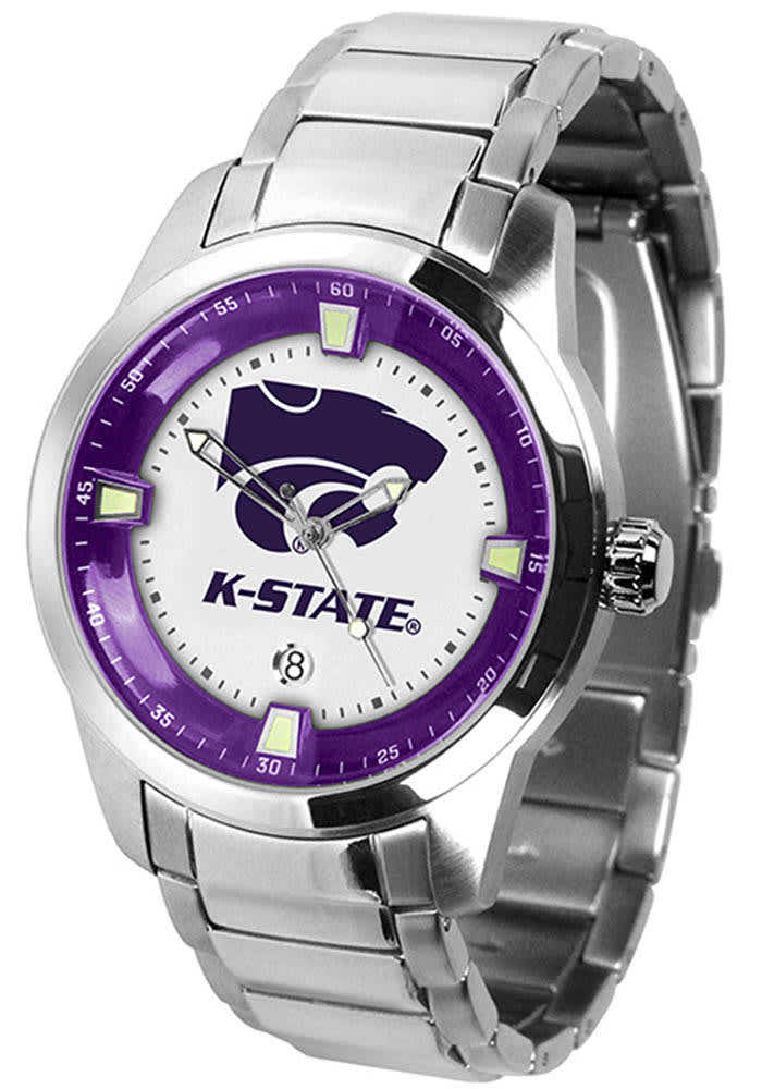 K-State Wildcats Titan Stainless Steel Mens Watch