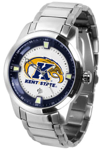 Kent State Golden Flashes Titan Stainless Steel Mens Watch