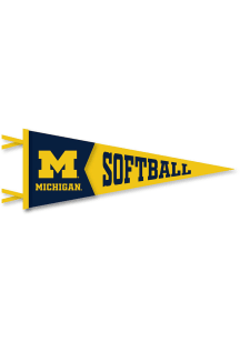 Michigan Wolverines Softball Pennant