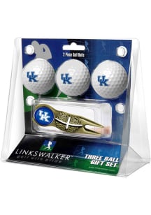 Kentucky Wildcats Ball and Gold Crosshairs Divot Tool Golf Gift Set