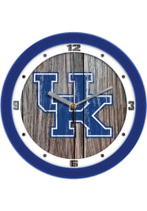 Kentucky Wildcats 11.5 Weathered Wood Wall Clock
