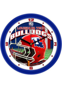 Louisiana Tech Bulldogs 11.5 Football Helmet Wall Clock