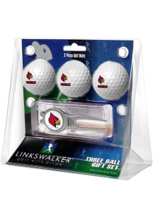 Louisville Cardinals Ball and Kool Divot Tool Golf Gift Set