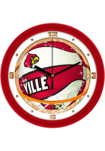 Louisville Cardinals 11.5 Slam Dunk Wall Clock