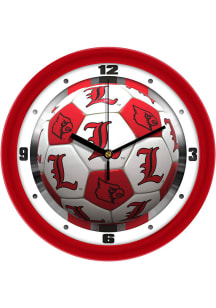 Louisville Cardinals 11.5 Soccer Ball Wall Clock